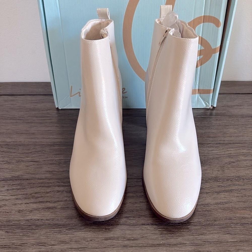 NIB [Life Stride] Foxy Low Block Heel Almond Toe Booties Women’s Sz 10 Wide - Picture 6 of 15